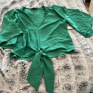 NWT Women’s XS Green Top
